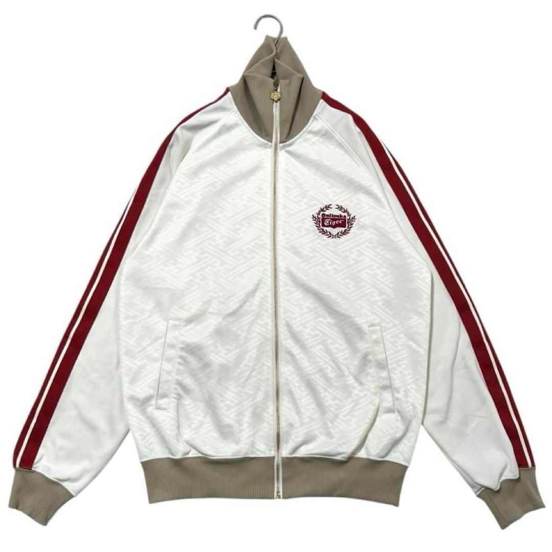 オニツカタイガー トラックジャケット 虎刺繍 ブラック M オニツカ