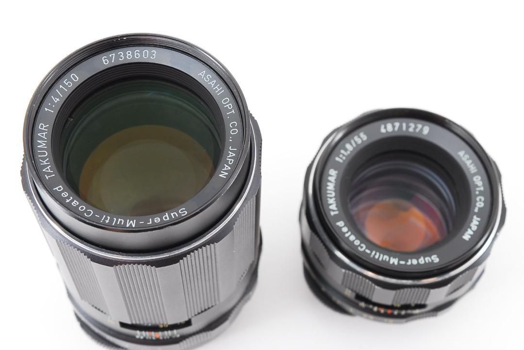 2点セット】SMC Takumar 55mm F1.8 150mm L710 - ゆしのカメラショップ