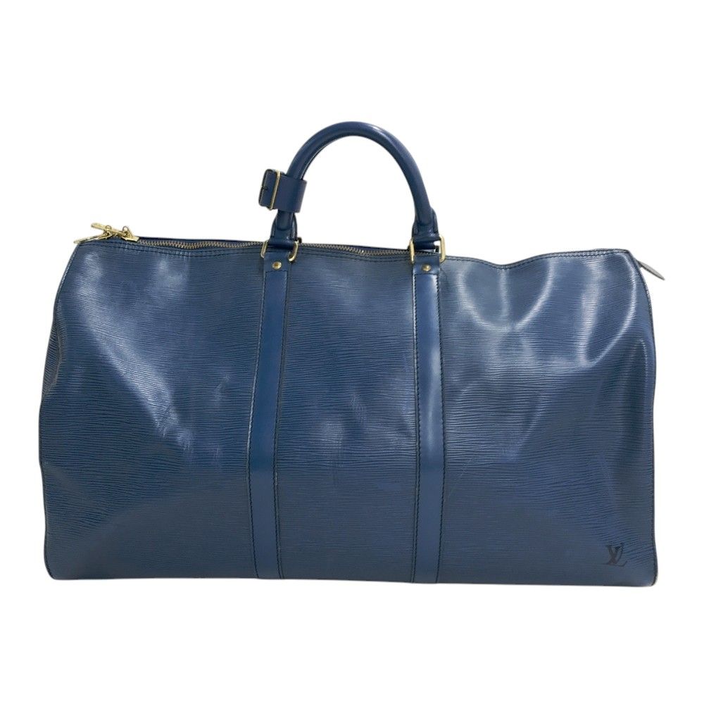 LOUIS VUITTON ルイ ヴィトン M42965|VI0992 ボストンバッグ エピ キーポル50 ブルー系 240101421935