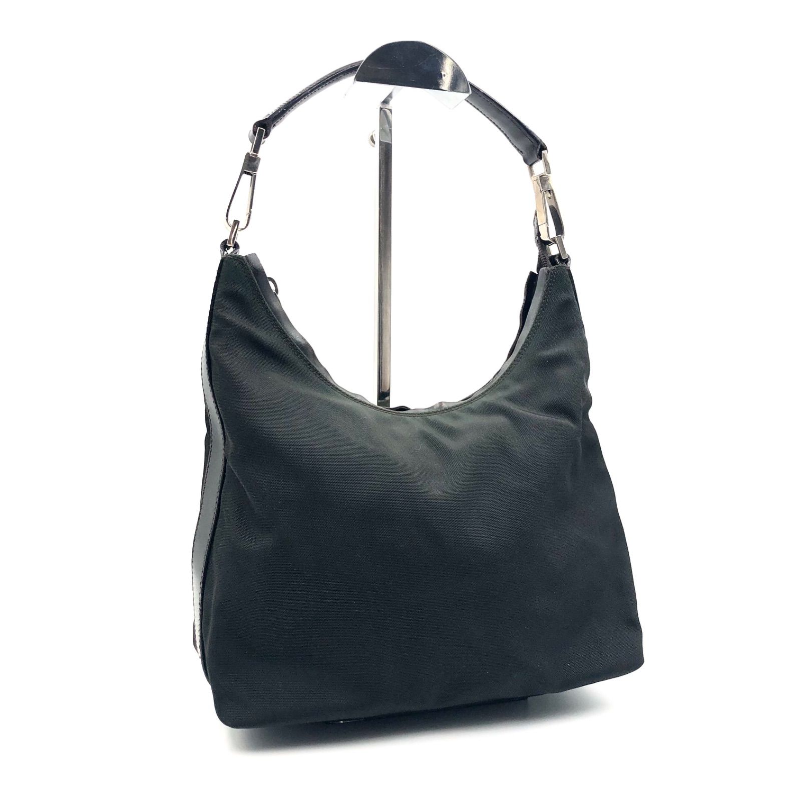 □美品□GUCCI グッチ ワンショルダーバック ナイロンキャンバス