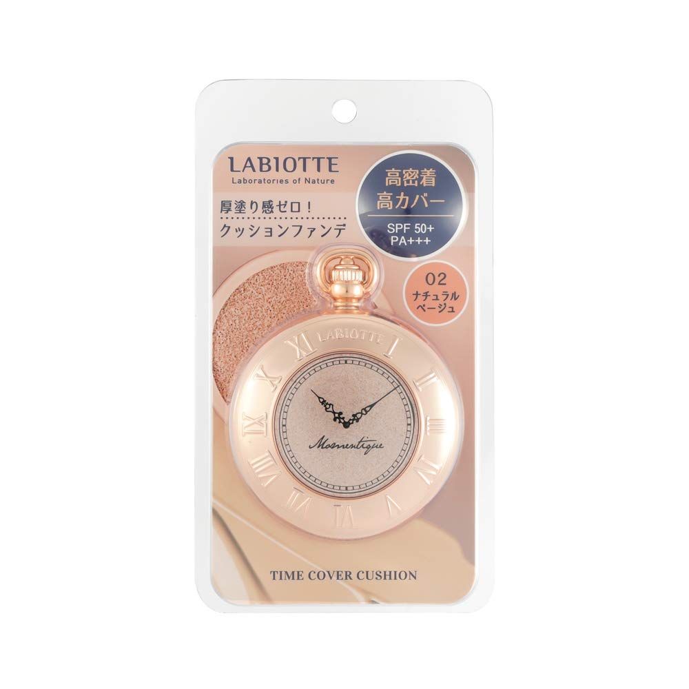 LABIOTTE(ラビオッテ) タイムカバークッションファンデ ファンデーション 02 ナチュラルベージュ 13グラム (x 1) [02 ナチュラルベージュ]