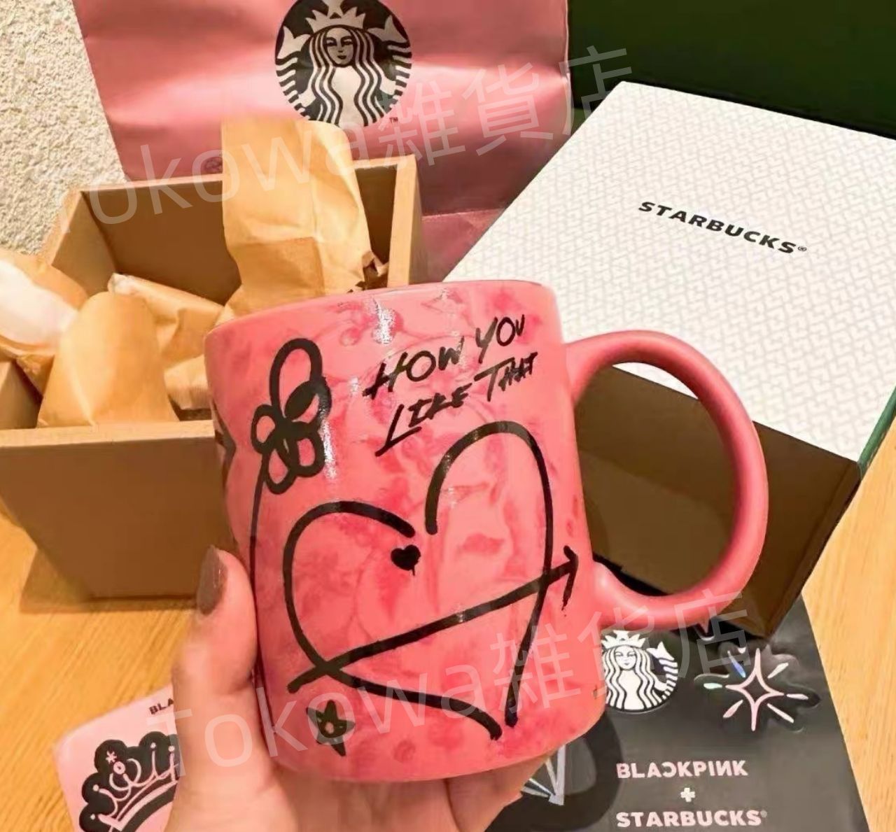 日本未発売】スターバックスx BLACKPINK タンブラー即売れ品紙袋付