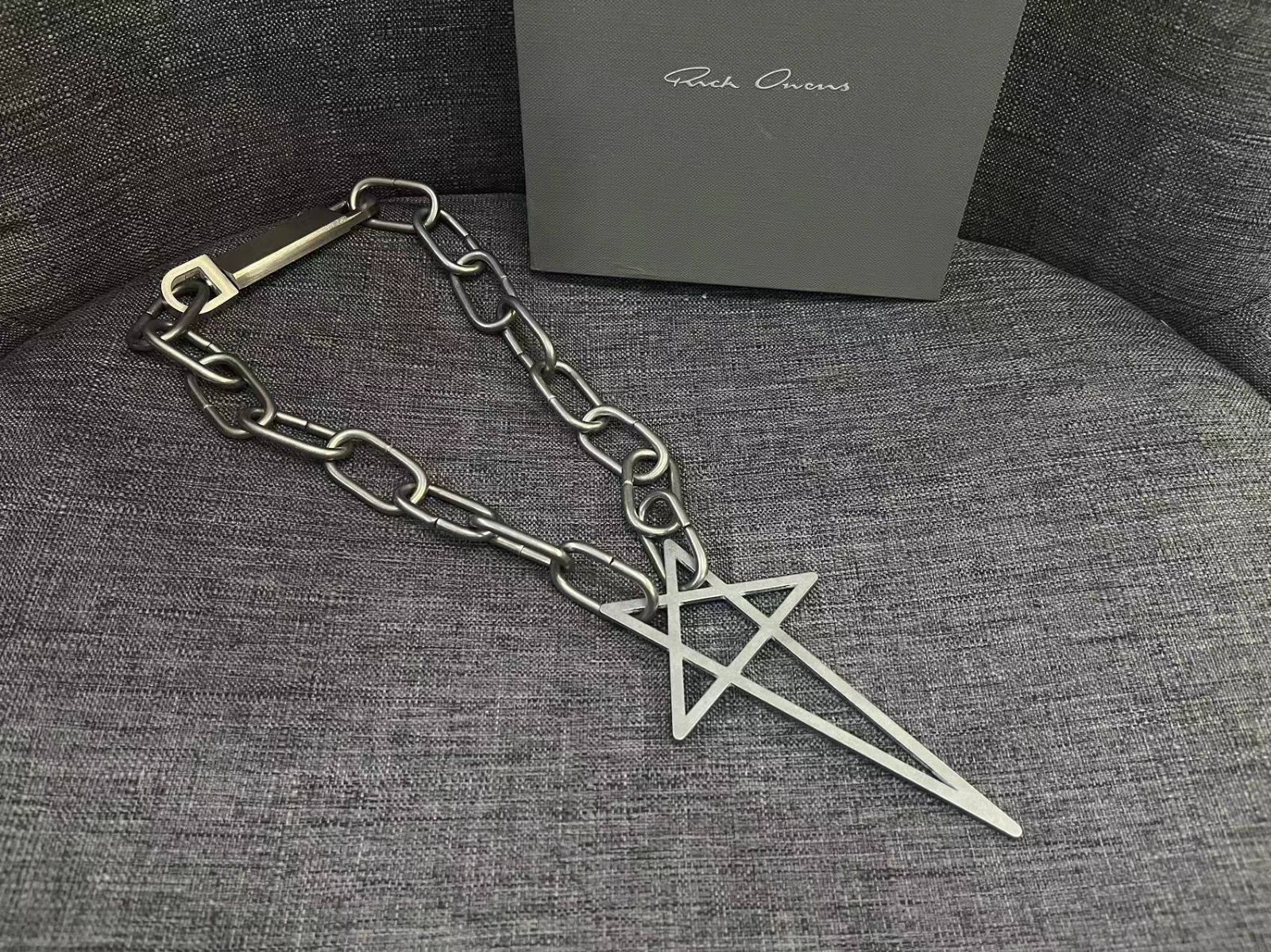 Rick Owens SS20 Pentagram Choker