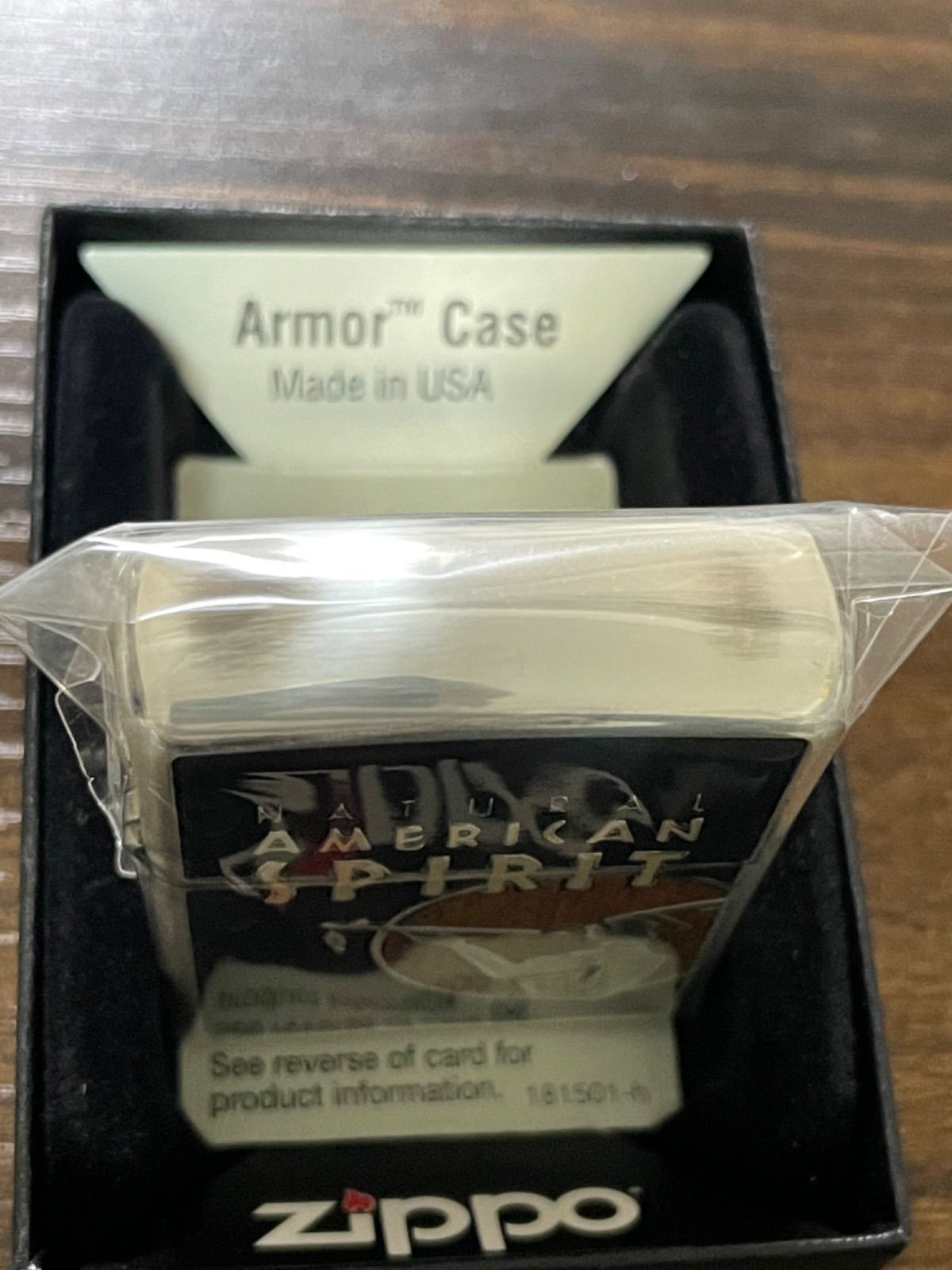 zippo アメリカンスピリット アーマー 木象嵌 限定品 2018年製
