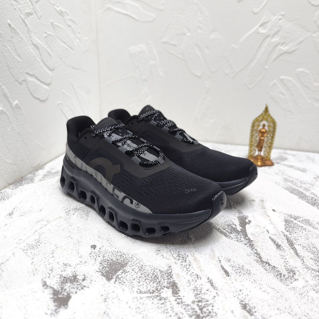 On Cloudmonster スポーツ トレーニング ランニングシューズ 42 ON-RUNNING Men's Cloudmonster 2 Black