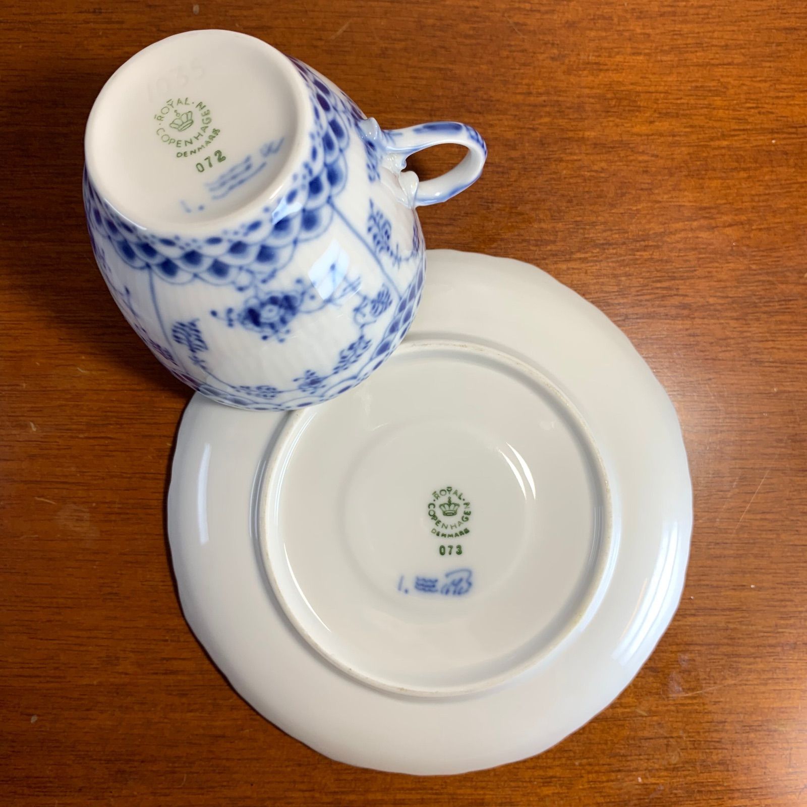 ロイヤルコペンハーゲン（Royal Copenhagen）カップ＆ソーサー ブルー 