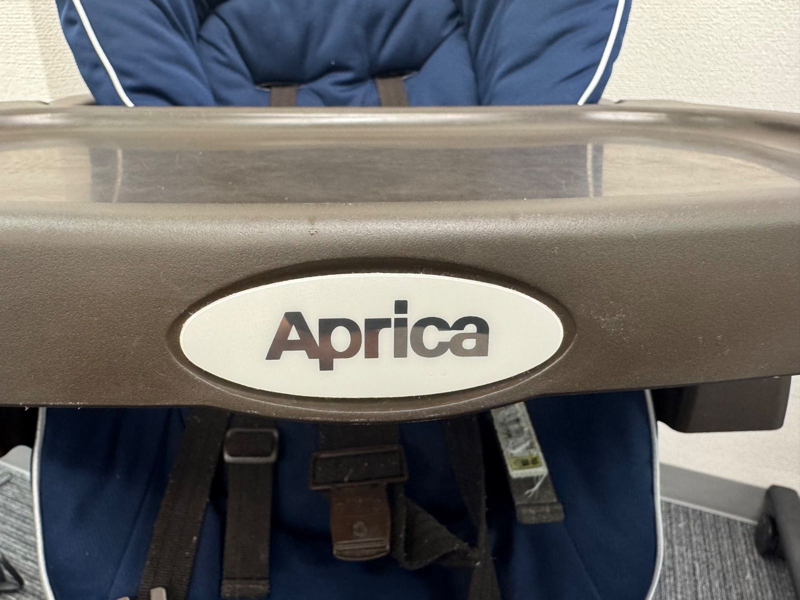 SALE】Aprica アップリカ ハイローチェア ブラウン クッション付き