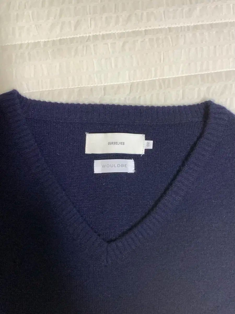 ウッドビー x OURSELVES アワーセルブス Vネックニット