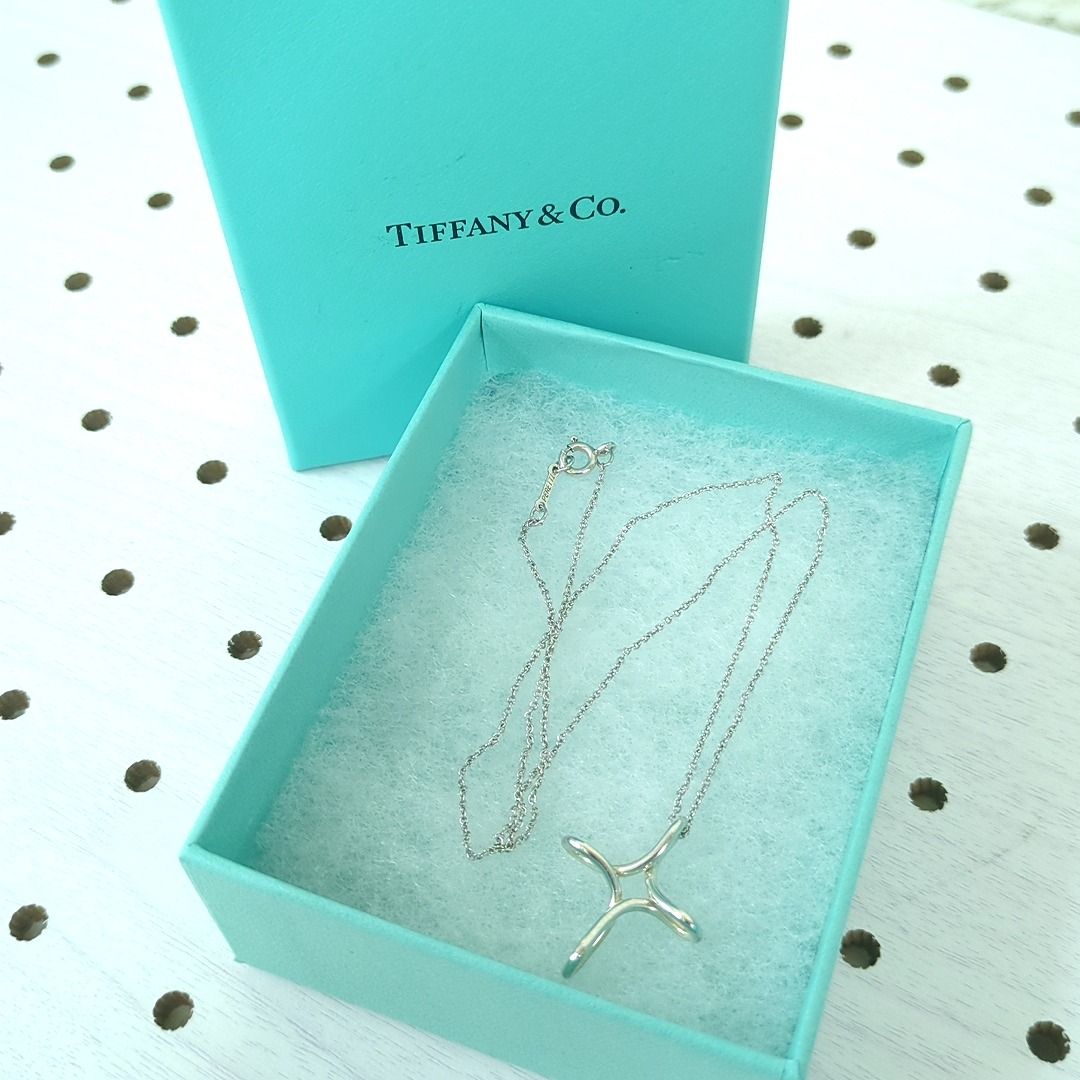 ティファニー インフィニティ クロス ネックレス SV925 - メルカリ