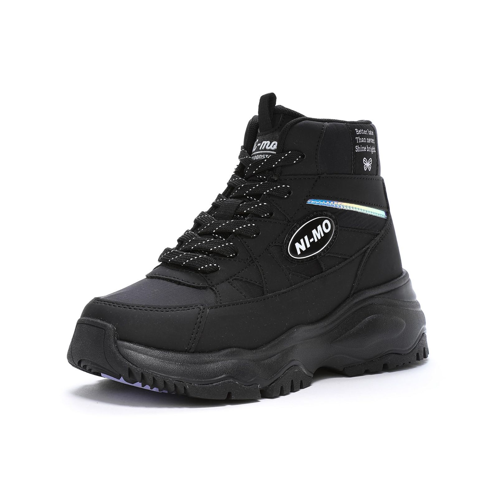 Size 20.0 cm 2E_Color ブラック ムーンスター スニーカー NM WPJ024 ガールズ ブラック 20.0 cm 2E