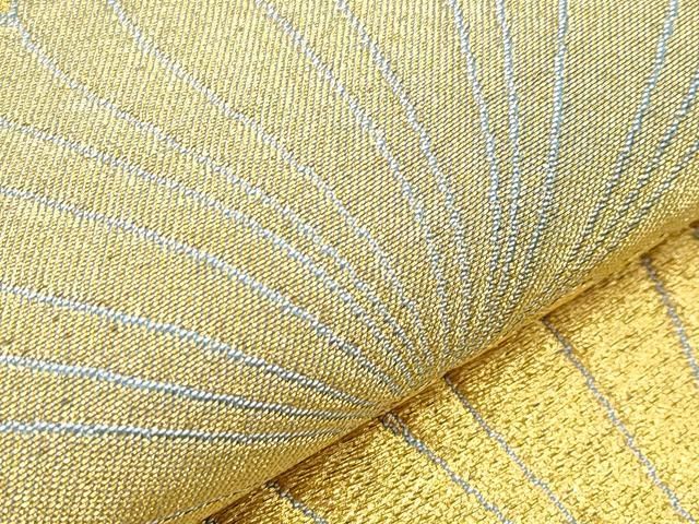 平和屋本店□最高級 人間国宝 北村武資 煌彩錦 六通柄袋帯 菊重ね文 金  