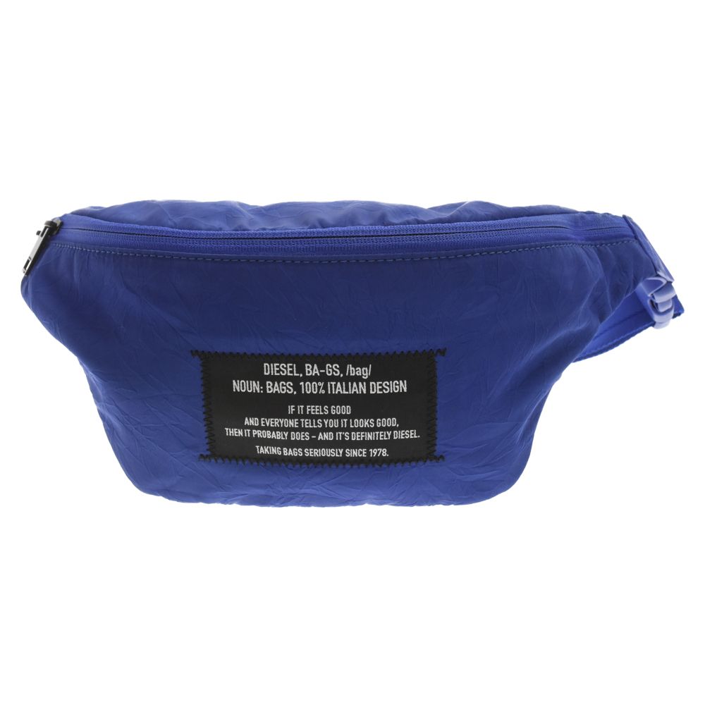 DIESEL (ディーゼル) F-SUSE BELT ボディバッグ ベルトバッグ X07276 ブルー