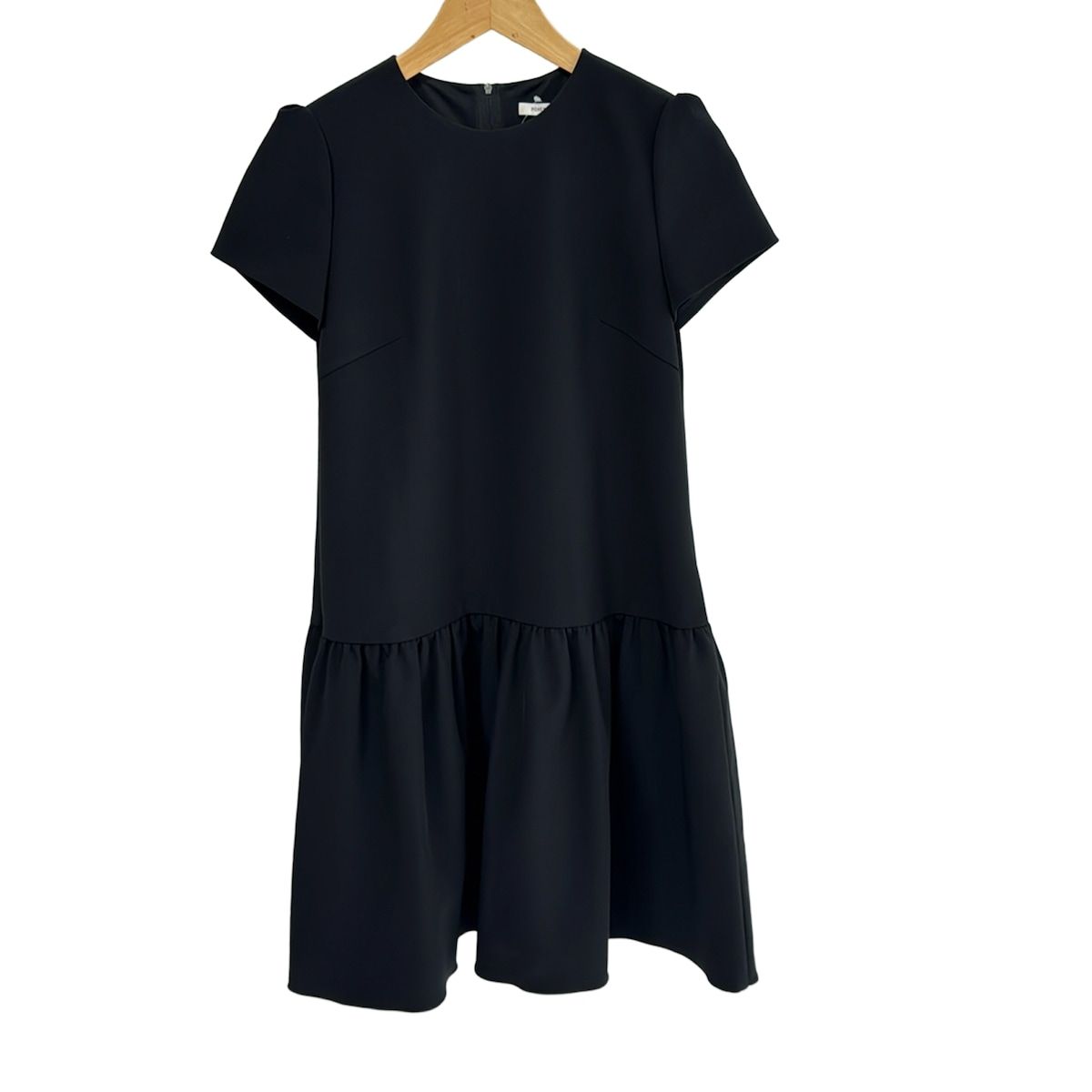 FOXEY NEW YORK フォクシーニューヨーク ワンピース サイズ38 M レディース - 36465 黒 半袖|ひざ丈