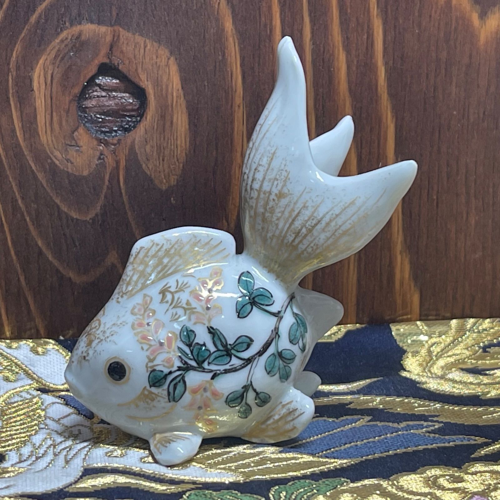加藤起楽　色絵茶碗　金魚 楽天市場】【茶器/茶道具 抹茶茶碗】 色絵茶碗 金魚 加藤起楽作