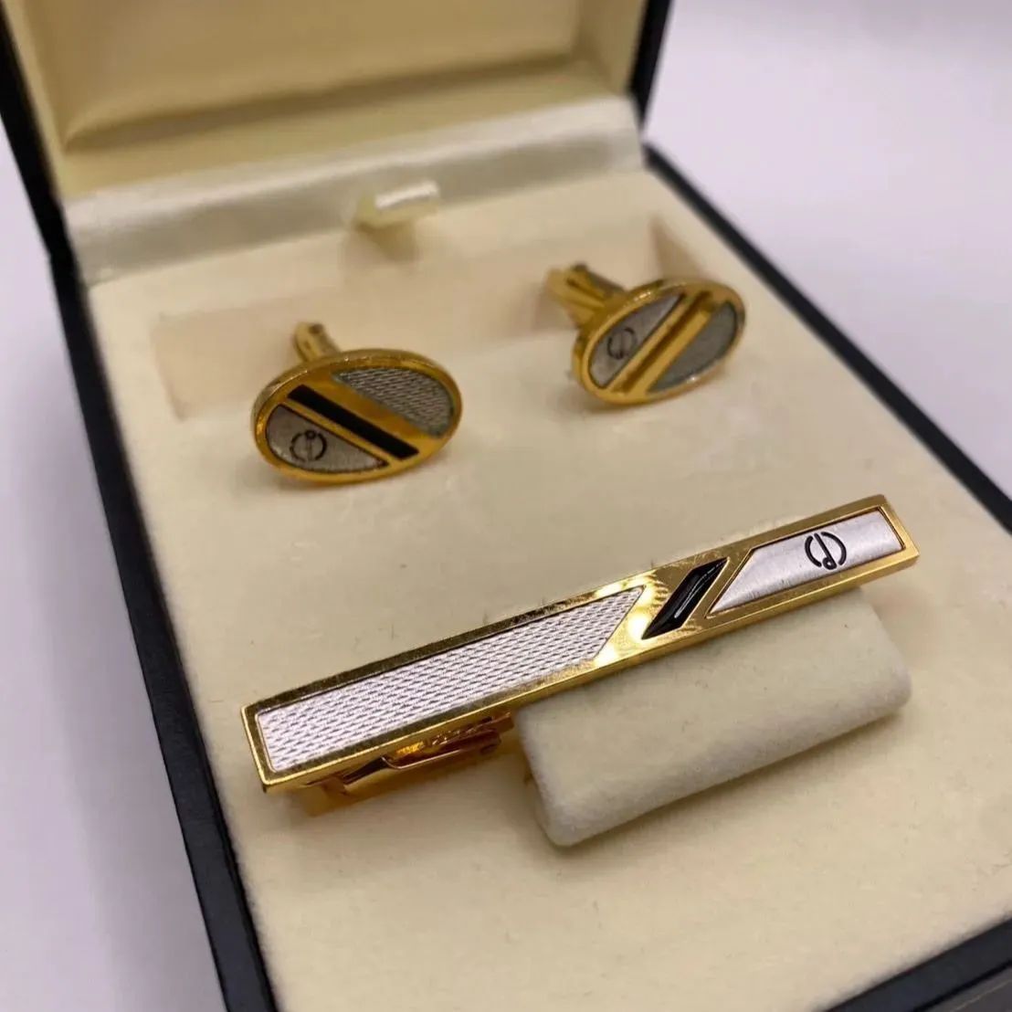 ダンヒル カフスボタン｜シルバー＆ゴールド｜dunhill(ダンヒル
