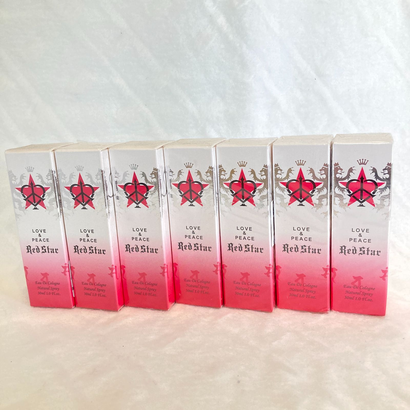 新品】 ラブ＆ピース レッドスター 30ml フレッシュの香り 8本