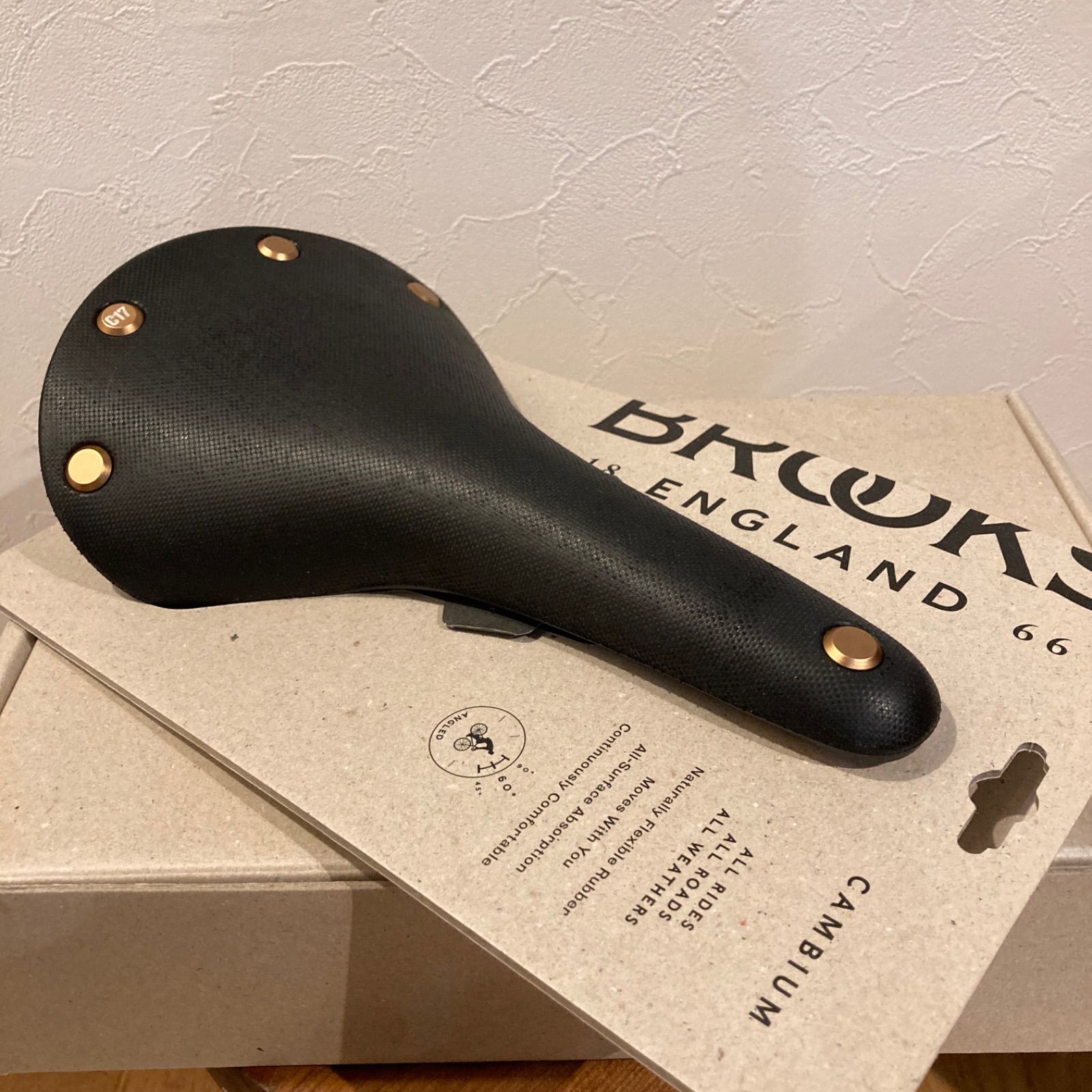 BROOKS カンビウム C17 スペシャル BLACK/COPPER サドル - Chuno's