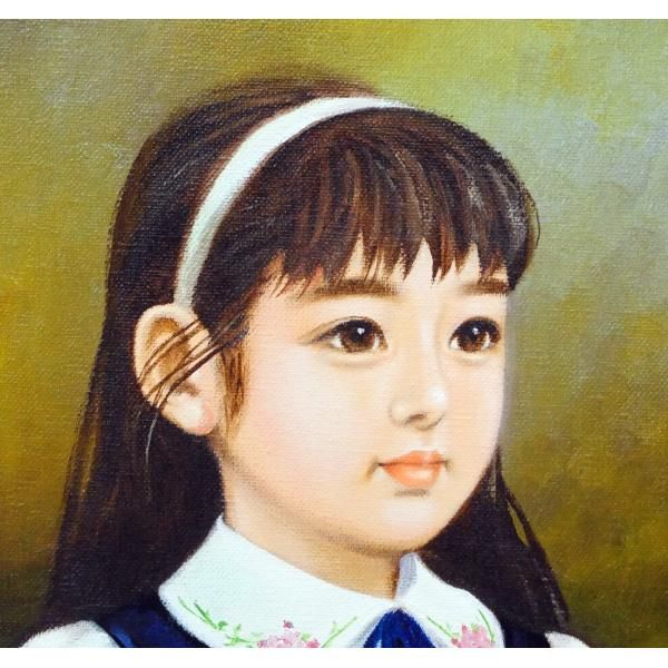 原田 優「早春」油絵・F4号 双樹会運営委員 「一枚の繪」人気画家 伊勢