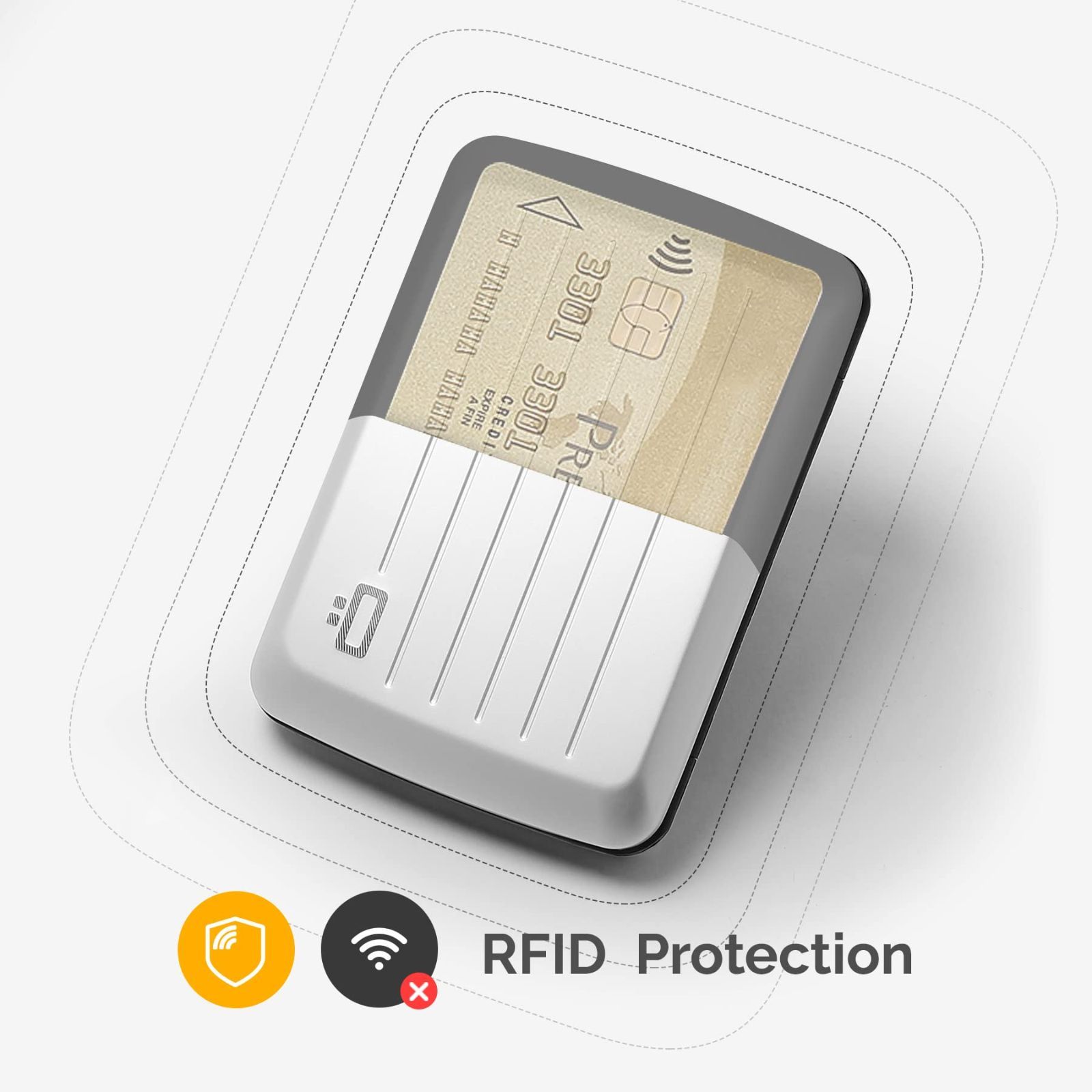 人気商品】アルミカードホルダー スキミング防止 フランス製 名入れ刻印無料 メンズ クレジットカード