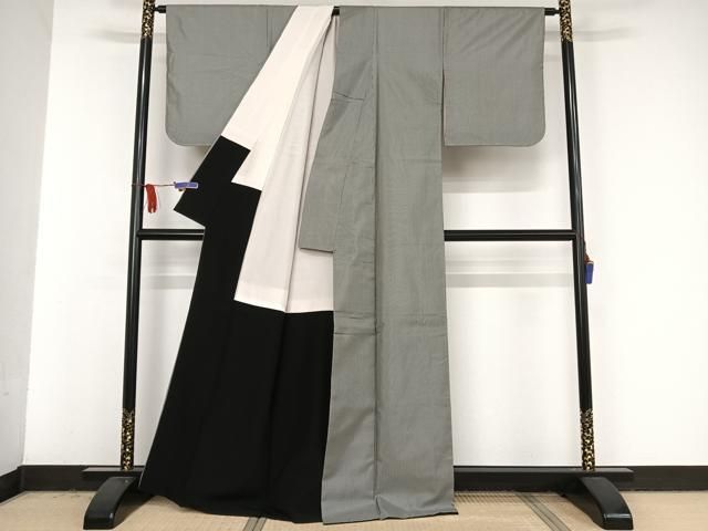 平和屋着物○上質な紬 十字絣 正絹 逸品 AAAV9045np - メルカリ