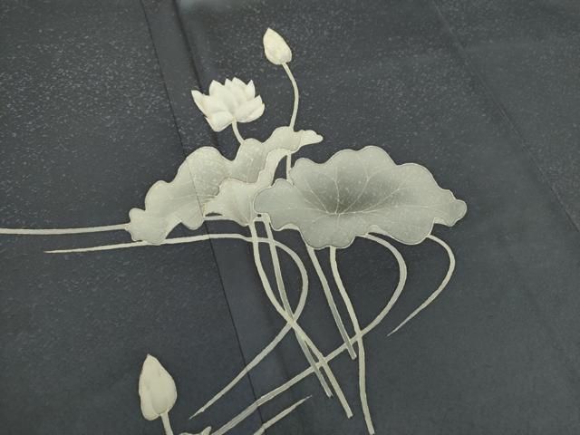 平和屋着物○訪問着 睡蓮 ロング丈 正絹 逸品 未使用 DAAX4700ps