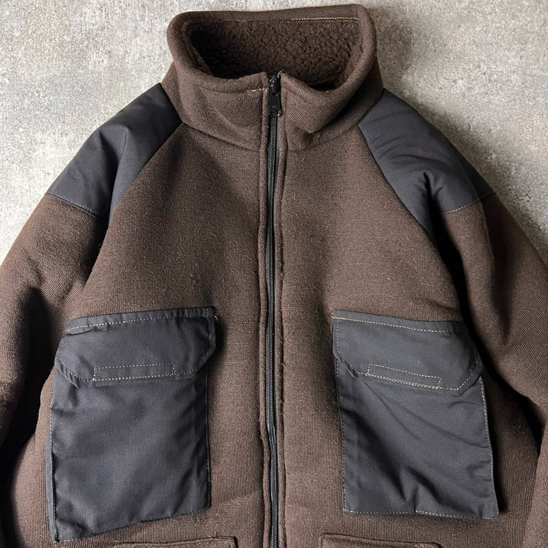 90s 92年製 米軍実物 ECWCS GEN1 パイル フリース ベアジャケット L 
