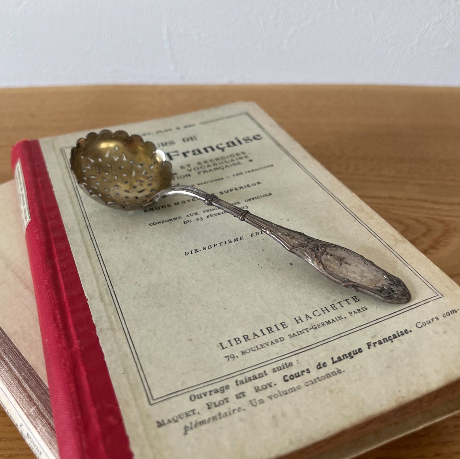 フランスアンティーク シュガーシフター シュガーシフタースプーン