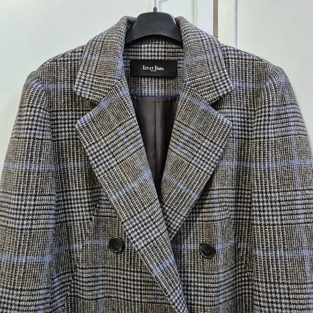 IZZAT BABA イザットババ チェック コート 55