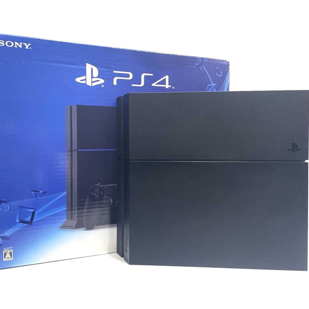 SONY PS4 500GB CHU-1200A ジェットブラック 本体 有 HDMIケーブル社外品 動作 済 006240