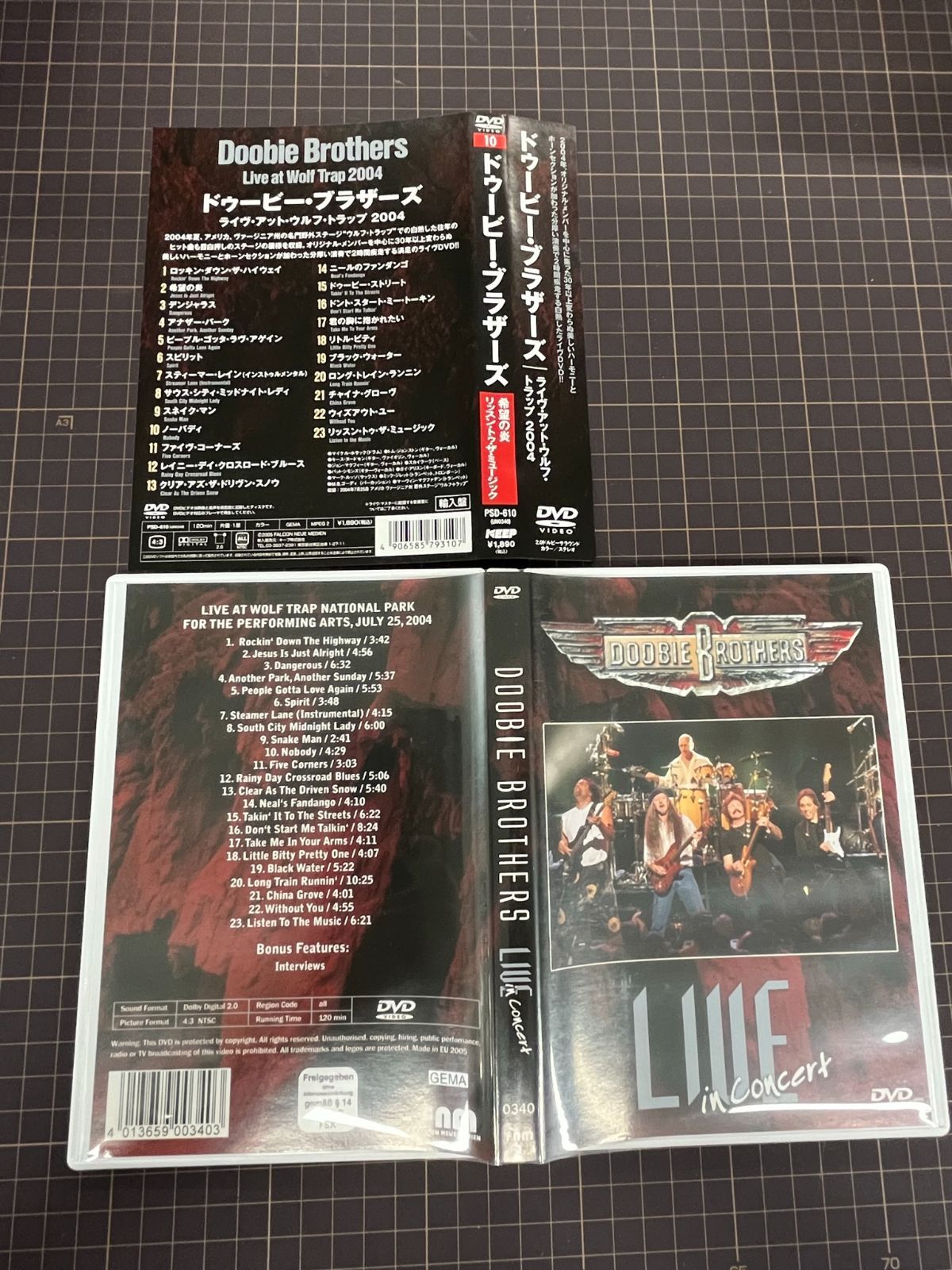 ドゥービー・ブラザーズ ライヴ アット ウルフ トラップ 2004