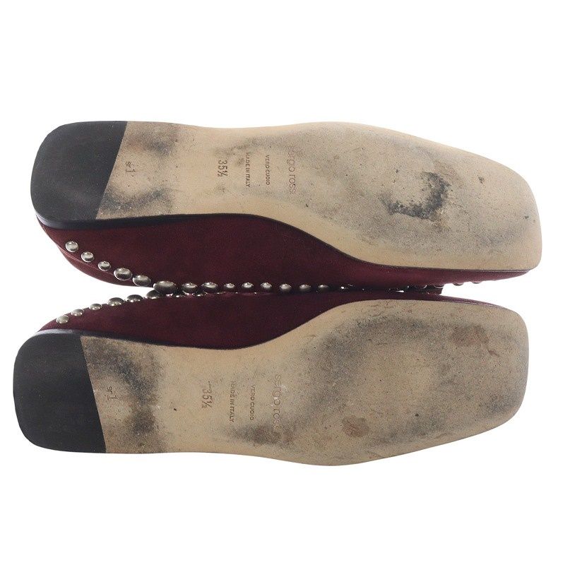 セルジオロッシ Sergio rossi sr1 パンプス フラット スクエア