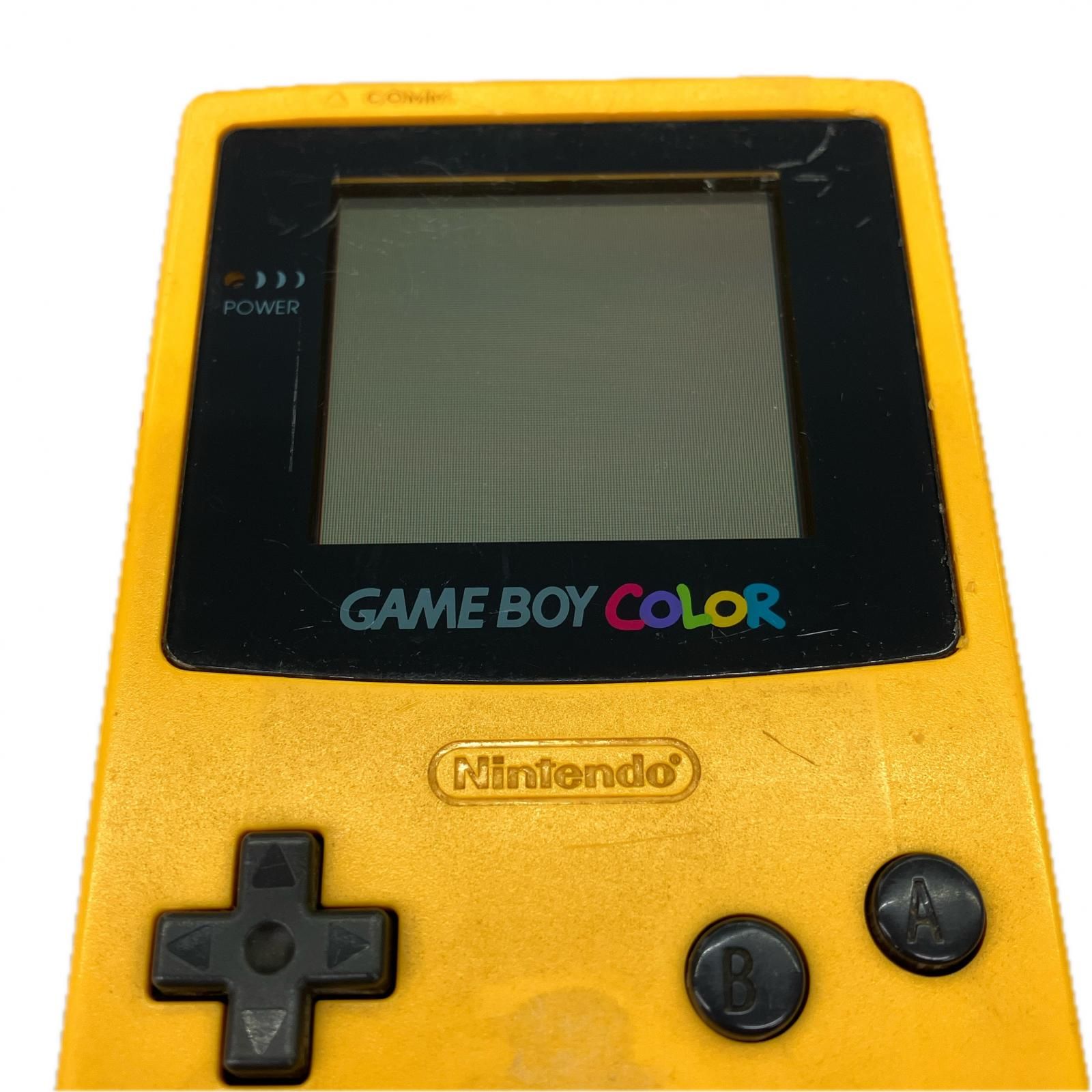 任天堂ゲームボーイカラーイエロー　極美品、動作確認済 ゲームボーイカラーイエロー動作確認済