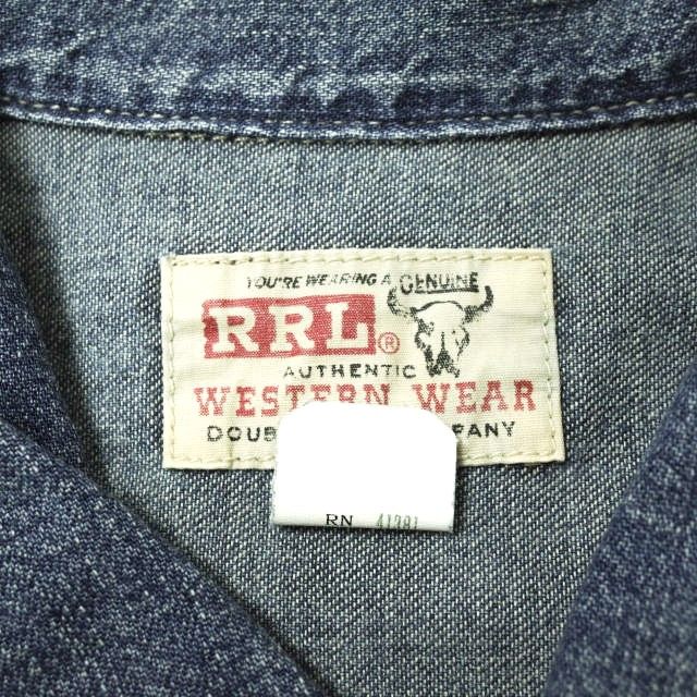 RRL ダブルアールエル 23SS Hewson Indigo Denim Western Jacket 