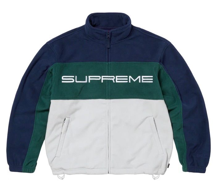 Supreme Polartec Zip Jacket（Navy）M - メルカリ