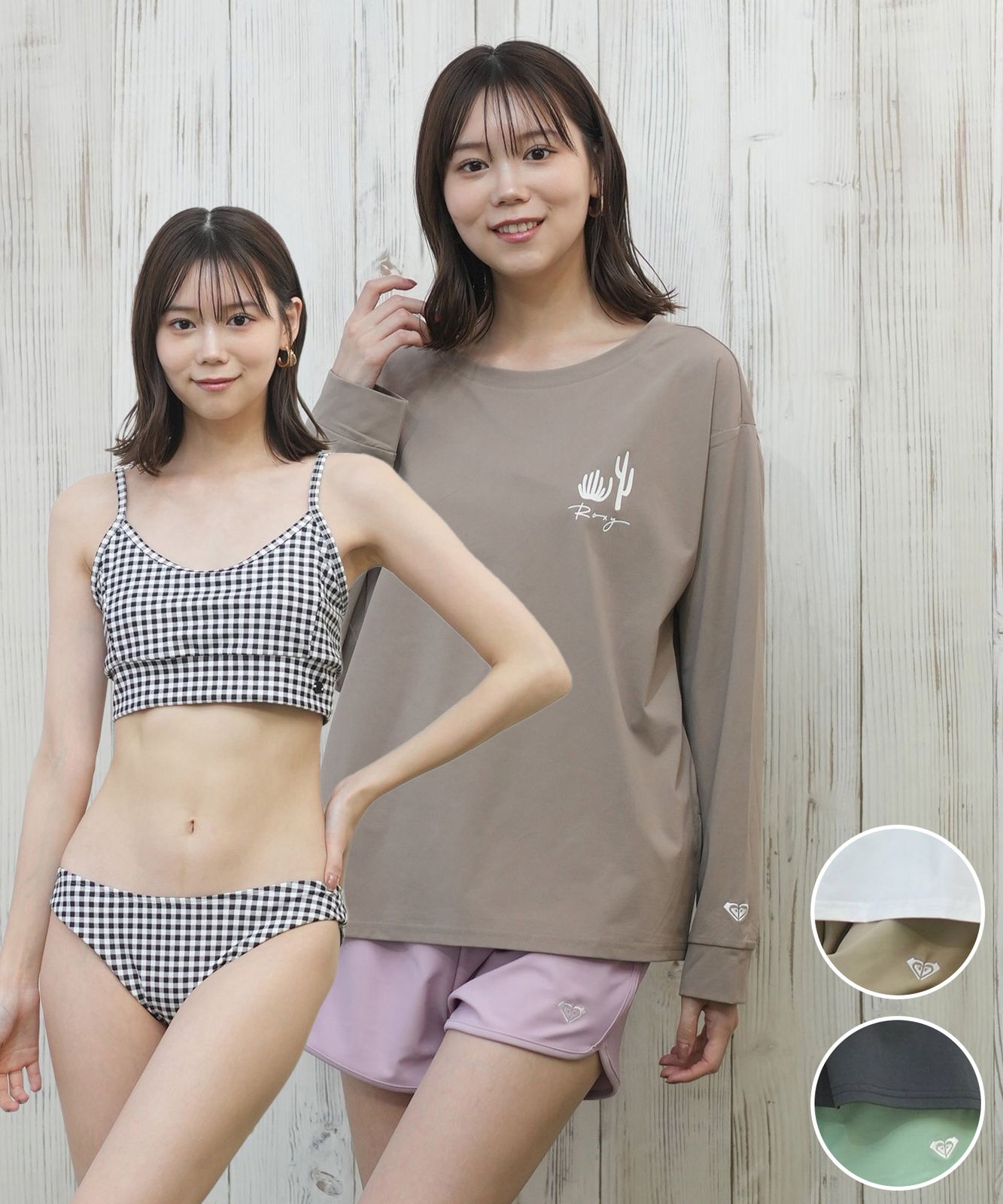 美品 ロキシー ROXY レディース ギンガムチェック ストレッチ スノボ スノーボード オールインワン つなぎ M MEDIUM グリーン系 美品オーシャンパシフィック スノーウェア オールインワン ギンガム