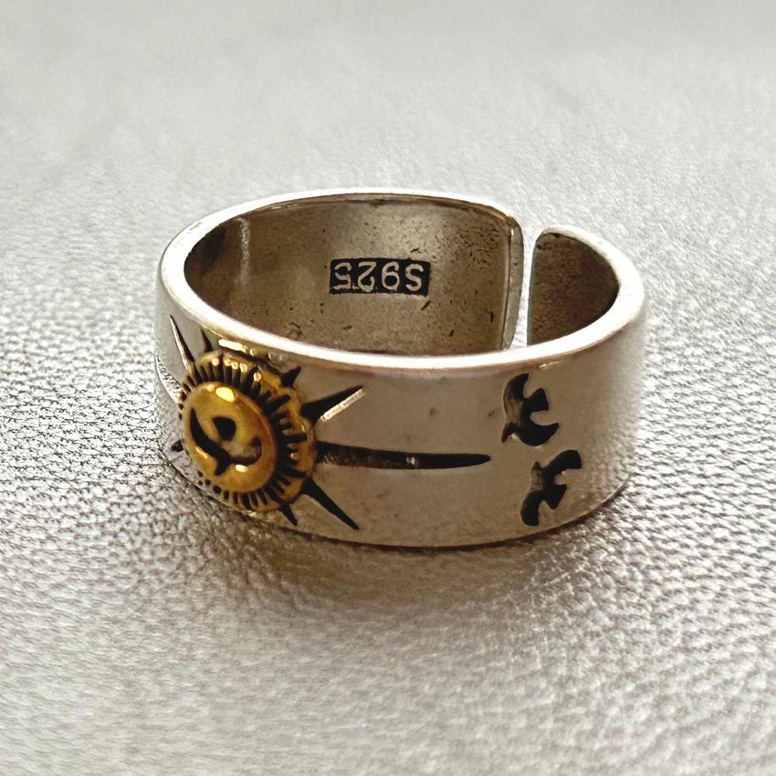 インディアンジュエリー リング 】イーグル シルバー アクセサリー