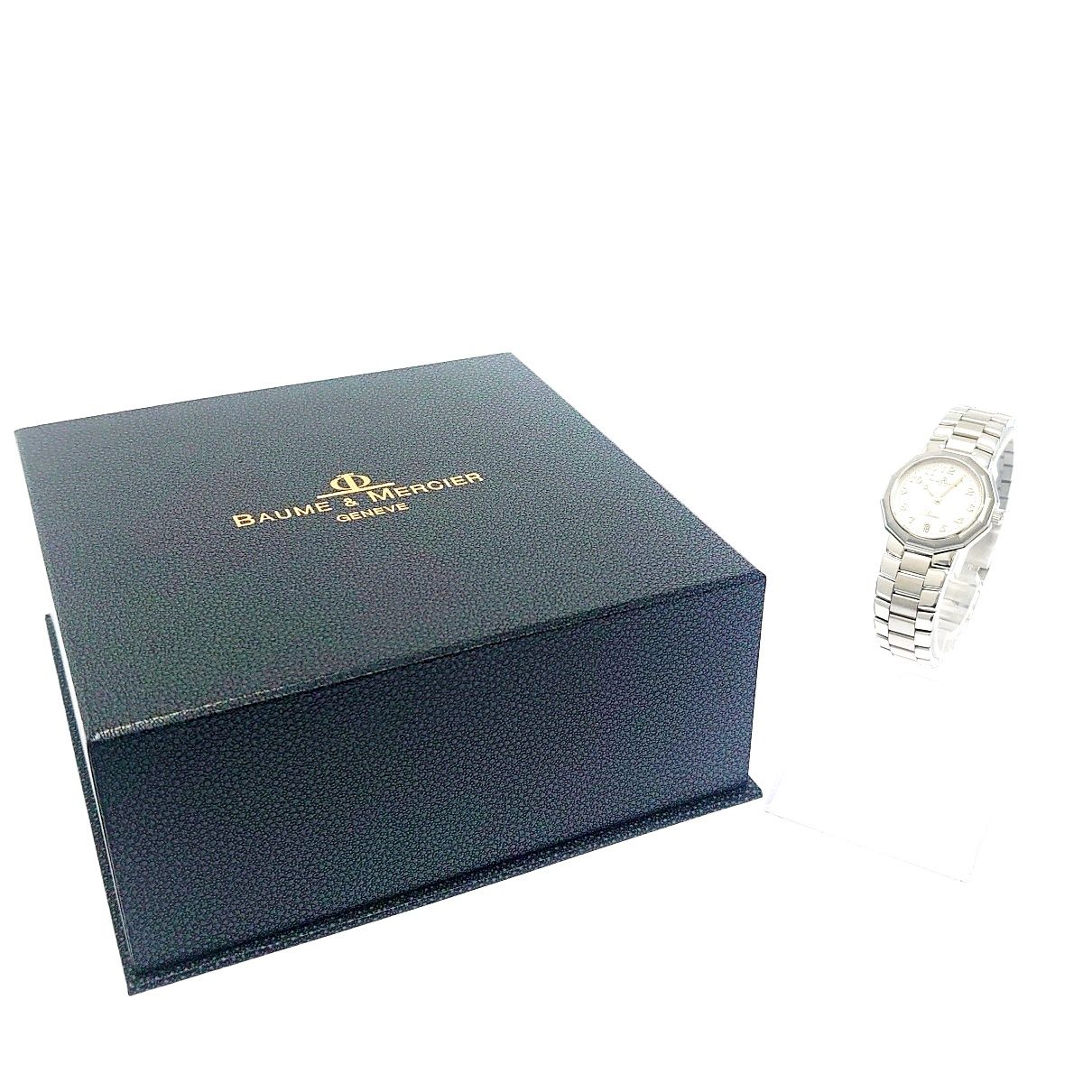 中古】☆良品・箱付き☆ Baume & Mercier ボーム＆メルシェ MV040078 リビエラ SS QZ 146249 腕時計 - メルカリ