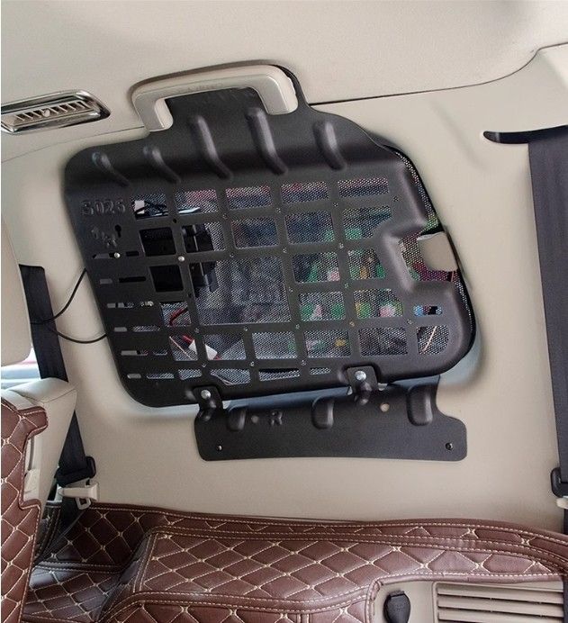 三菱 パジェロ V93|V97 アルミニウム リアトランク 収納パネル アクセサリー アウトドア便利 内装パーツ サイド2個セット