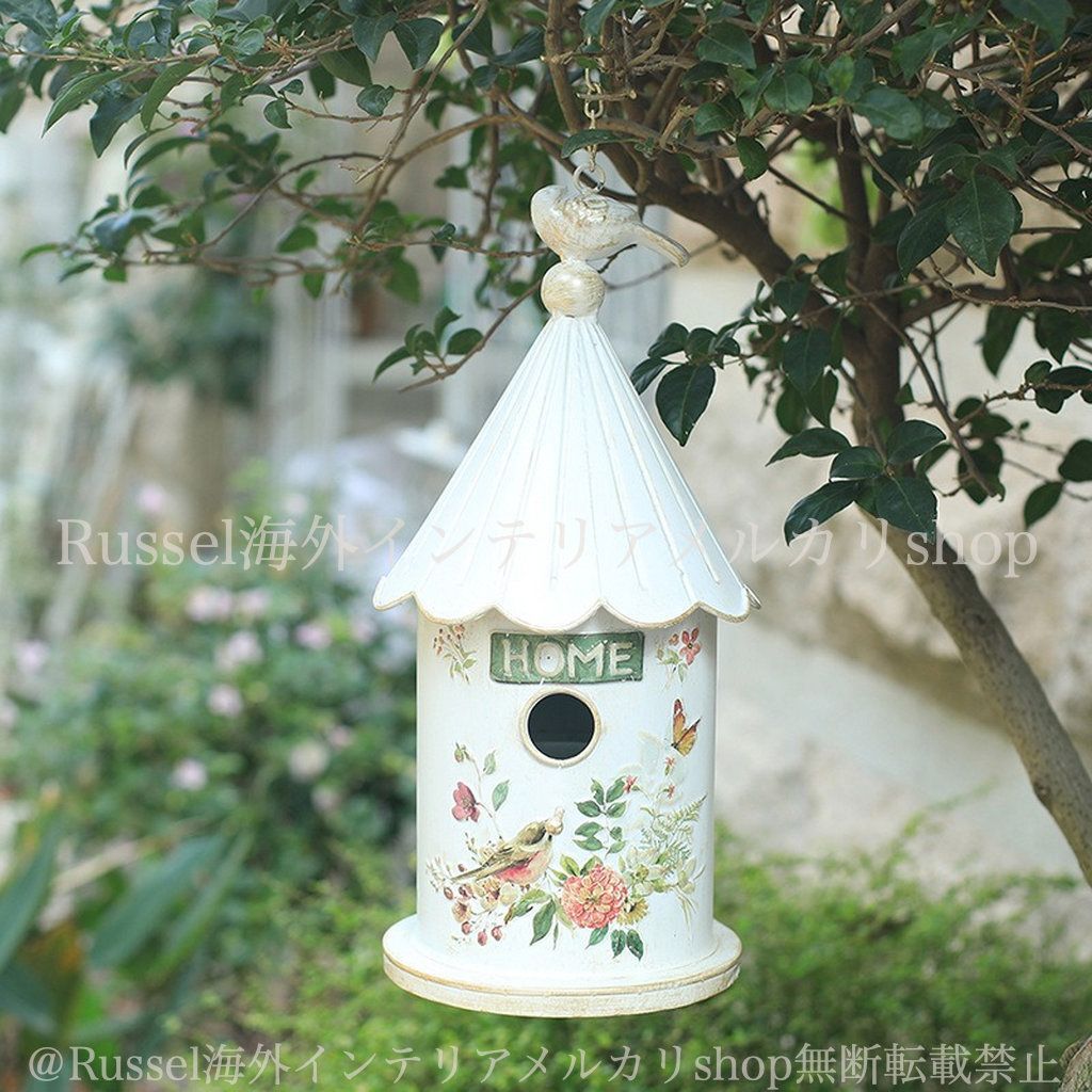 ホワイトランタン 雑貨 ぶら下げ雑貨 ランタン ガーデニング 木製