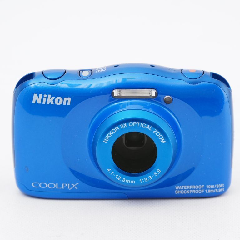 Nikon デジタルカメラ COOLPIX W100 防水 W100BL クールピクス ブルー