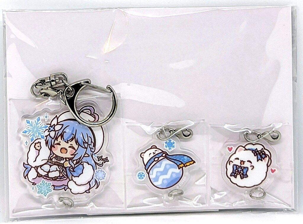 ホロライブ スーパーエキスポ　雪花ラミィ　アクリルキーホルダー ホロライブ EXPO 2023 雪花ラミィ ブライト衣装 キーホルダー