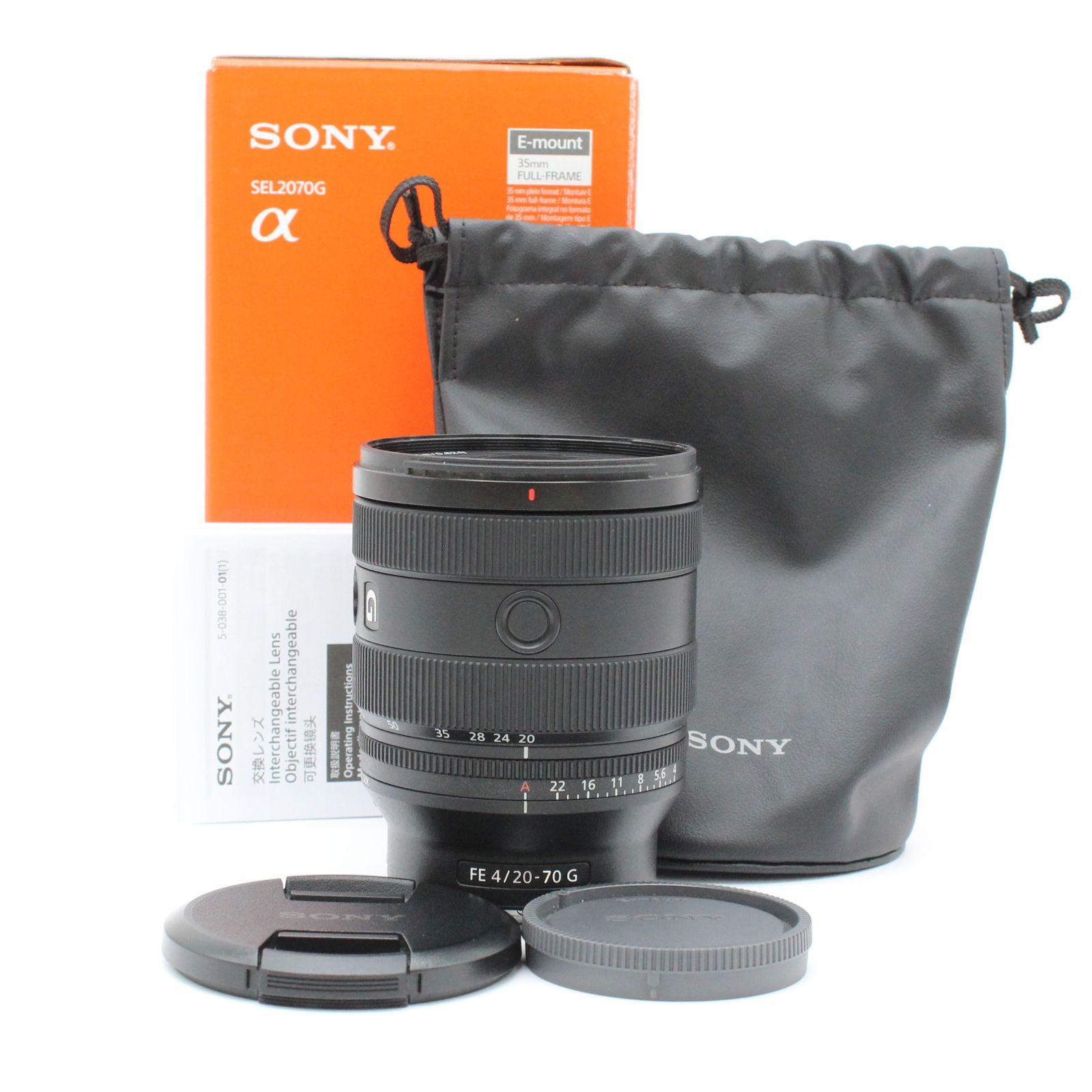 SONY FE 20-70mm F4 G SEL2070G 美品　元箱付き SONY 《美品》SONY FE 20-70mm F4 G SEL2070G : カメラ専門店