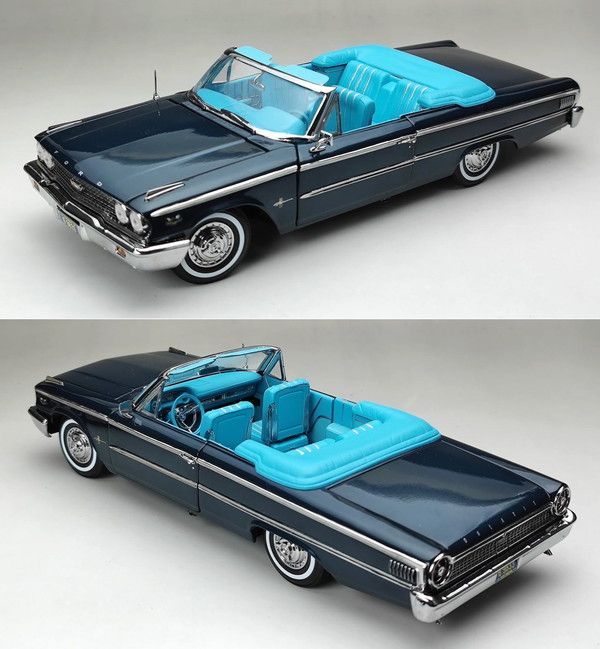 新品 SUNSTAR 1/18 1963 フォード ギャラクシー 500/XL オープン