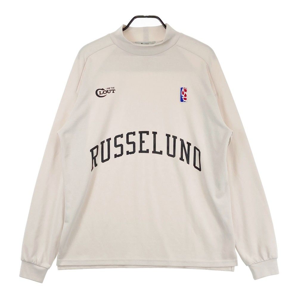 サイズ 5 RUSSELUNO ラッセルノ ハイネック長袖Tシャツ ベージュ系 240101434330 ゴルフウェア メンズ ストスト