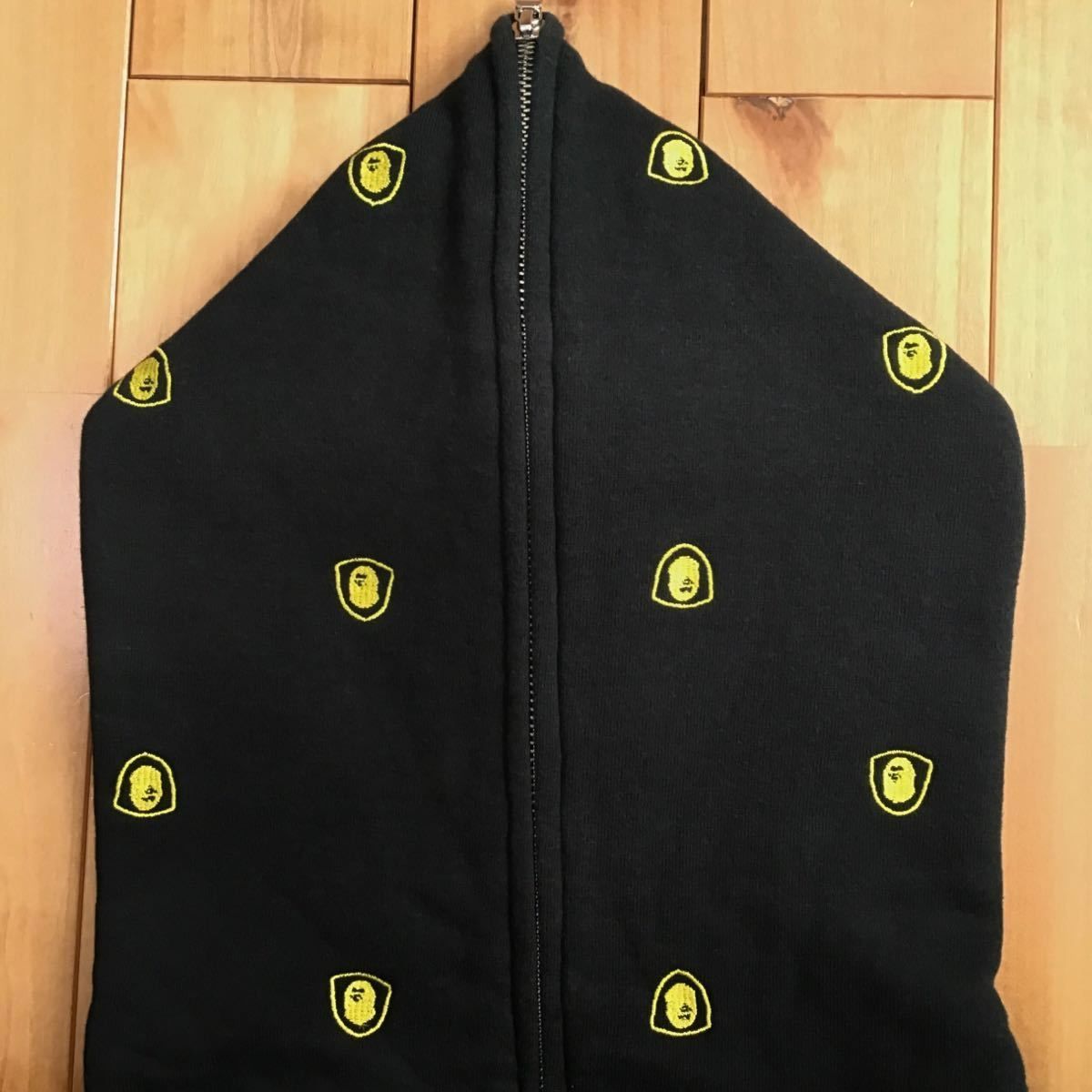A BATHING APE - BAPE LOGO エンブレム ジップ パーカー a bathing ape