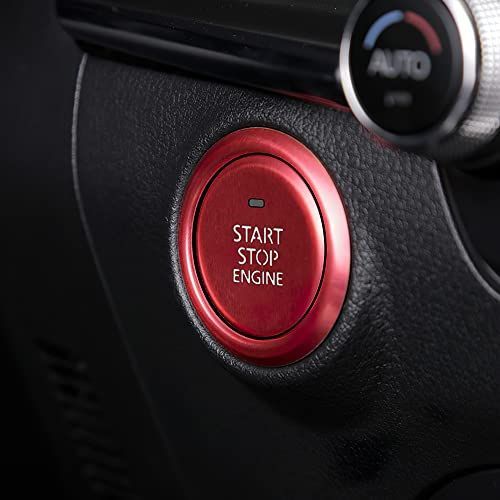 レッド Onami Mazda3 CX-30 エンジンスタートリング マツダ インテリアパネル カスタム アクセサリー 新型 Mazda3 CX-30 アルミ合金 2PレッドCX30-45-R