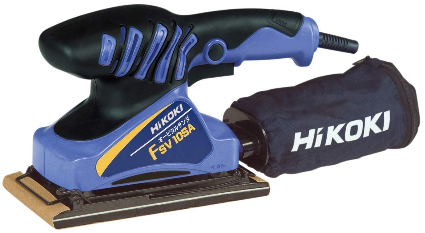 Style 広範囲磨き向け HiKOKI ハイコーキ オービタルサンダー 92mm×184mm 集じんタイプ AC100V 穴あけパンチプレート付 FSV10SA