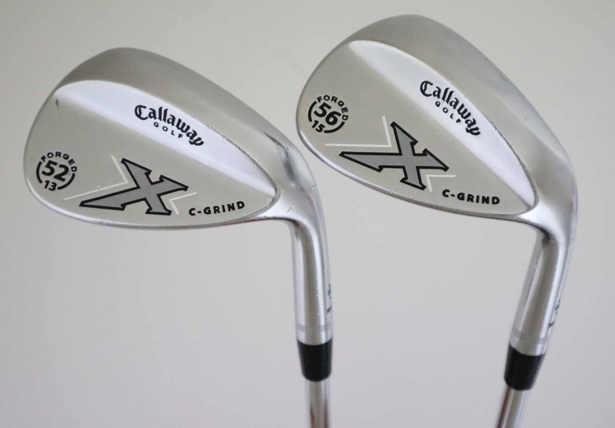 【52＆56　2本セット】キャロウェイXフォージドウェッジ　C-GRIND　M10DB（メンフィス10）スチール　SR相当（71966