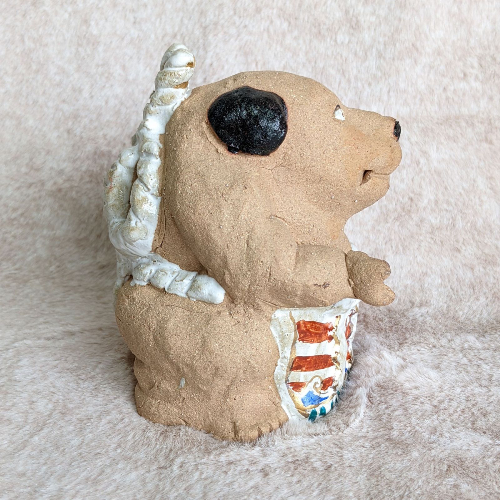 ささきようこさん作 陶人形 横綱初日の出 戌年