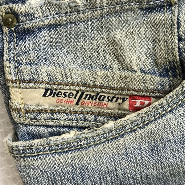 DIESEL イタリア製ジーンズ　サイズ28 イタリア製☆ディーゼル/DIESEL☆クラッシュ/デニムパンツ